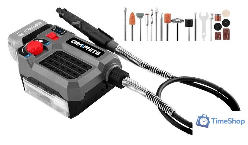 Прямошлифовальная машина GRAPHITE 58GE107 (без АКБ) - Изображение №1 — Интернет-магазин Time-Shop