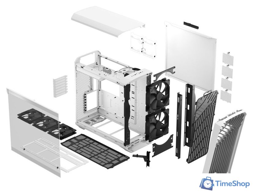Корпус Fractal Design Torrent White TG Clear Tint FD-C-TOR1A-03 - Изображение №22 — Интернет-магазин Time-Shop