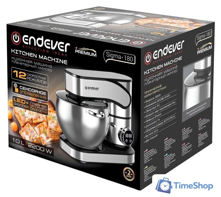 Планетарный миксер Endever Sigma-180 - Изображение №7 — Интернет-магазин Time-Shop