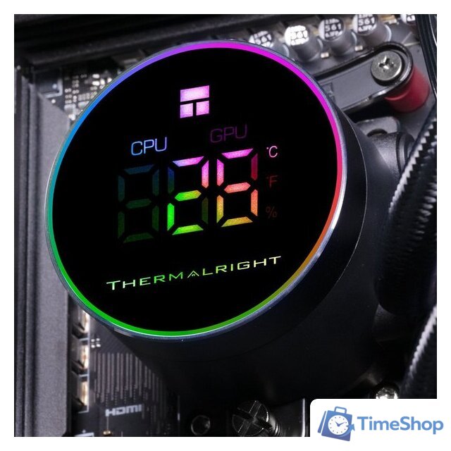 Система жидкостного охлаждения для процессора Thermalright Frozen Magic 360 Digital ARGB V2 (черный) - Изображение №3 — Интернет-магазин Time-Shop