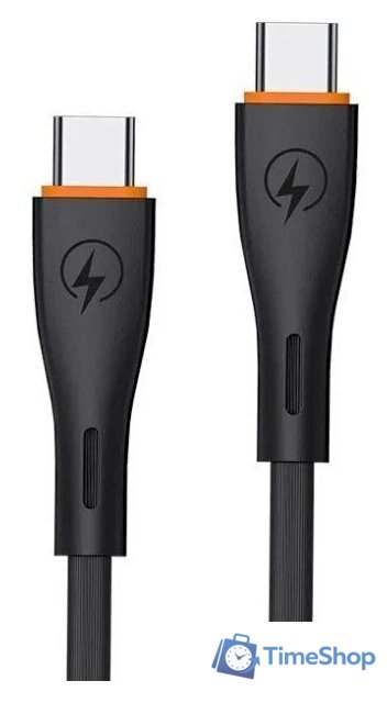 Кабель EOFE CC21 USB Type-C - USB Type-C (1 м, черный) - Изображение №1 — Интернет-магазин Time-Shop