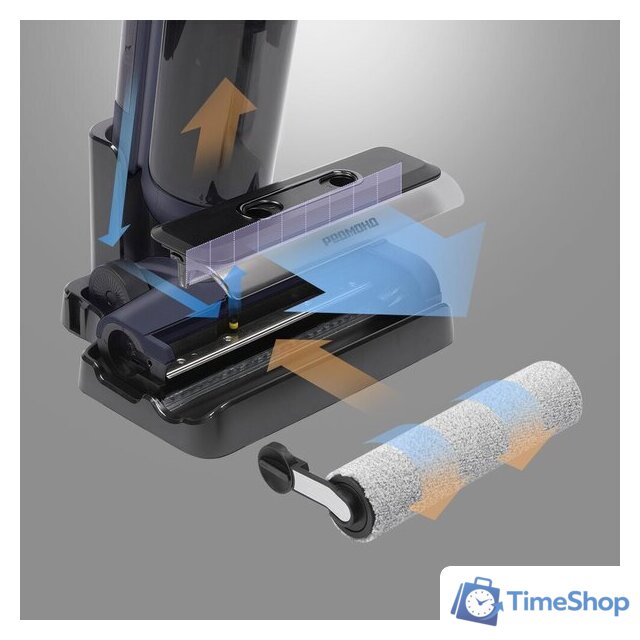 Вертикальный моющий пылесос Redmond (Редмонд) VH1312 (синий) - Изображение №14 — Интернет-магазин Time-Shop