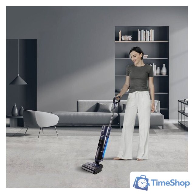 Вертикальный моющий пылесос Redmond (Редмонд) VH1312 (синий) - Изображение №16 — Интернет-магазин Time-Shop