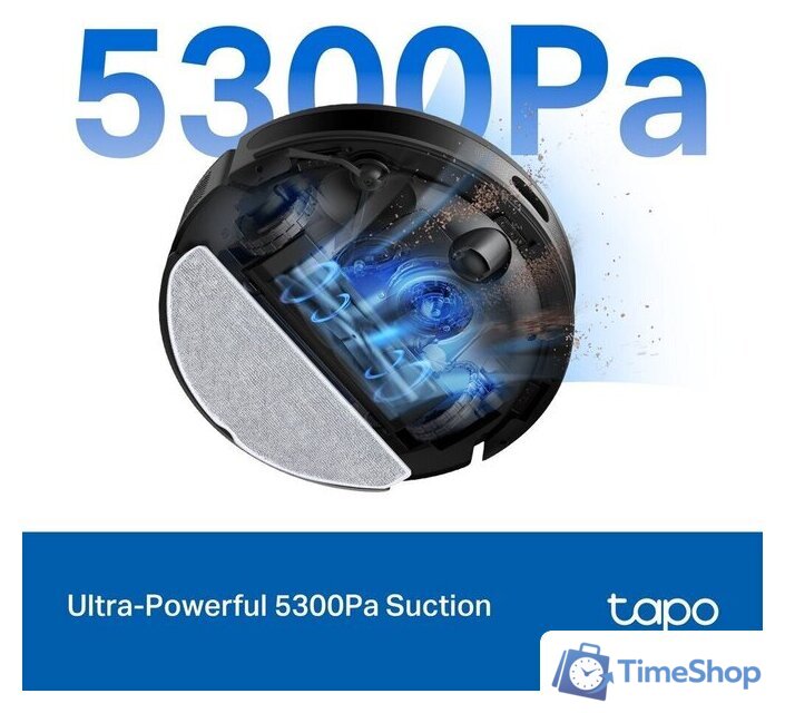 Робот-пылесос TP-Link Tapo RV20 Max Plus (черный) - Изображение №5 — Интернет-магазин Time-Shop