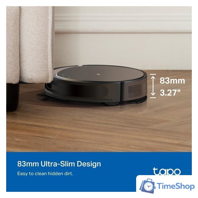 Робот-пылесос TP-Link Tapo RV20 Max Plus (черный) - Изображение №6 — Интернет-магазин Time-Shop