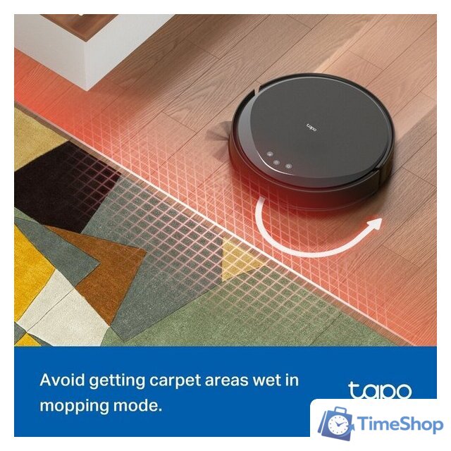 Робот-пылесос TP-Link Tapo RV20 Max Plus (черный) - Изображение №9 — Интернет-магазин Time-Shop