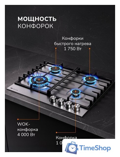 Варочная панель Millen MGH 601 IX - Изображение №4 — Интернет-магазин Time-Shop