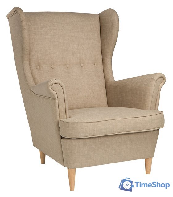 Интерьерное кресло Mio Tesoro Тойво (бежевый) - Изображение №1 — Интернет-магазин Time-Shop