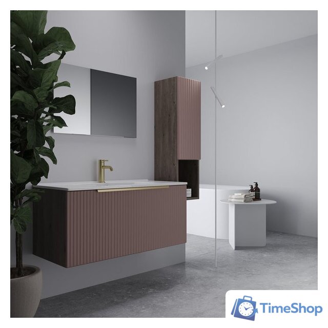  ЗОВ Тумба под умывальник Дублин 80 DU80TSMFR (флавио античная роза) - Изображение №2 — Интернет-магазин Time-Shop