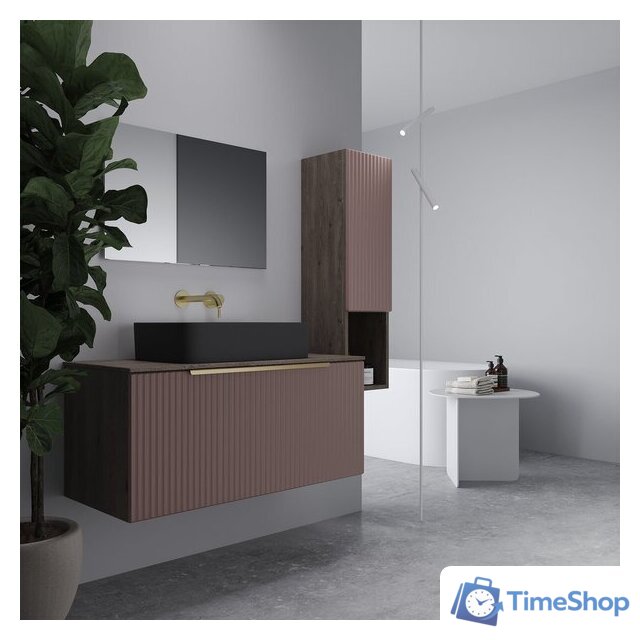  ЗОВ Тумба под умывальник Дублин 80 DU80TSMFR (флавио античная роза) - Изображение №4 — Интернет-магазин Time-Shop