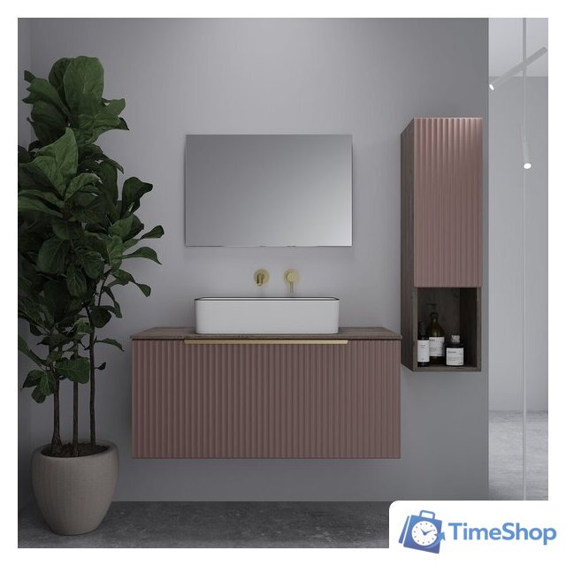  ЗОВ Тумба под умывальник Дублин 80 DU80TSMFR (флавио античная роза) - Изображение №3 — Интернет-магазин Time-Shop