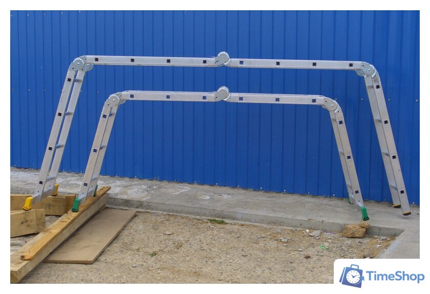Лестница-трансформер Алюмет 4-х секционная Т 433 4х3 - Изображение №5 — Интернет-магазин Time-Shop