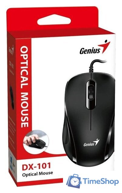 Мышь Genius DX-101 (черный) - Изображение №6 — Интернет-магазин Time-Shop