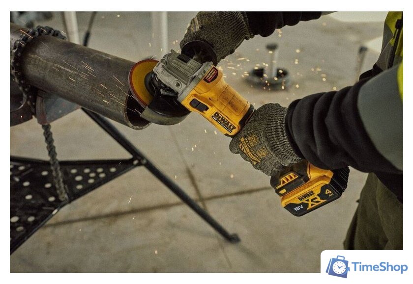 Угловая шлифмашина DeWalt DCG407N (без АКБ) - Изображение №8 — Интернет-магазин Time-Shop