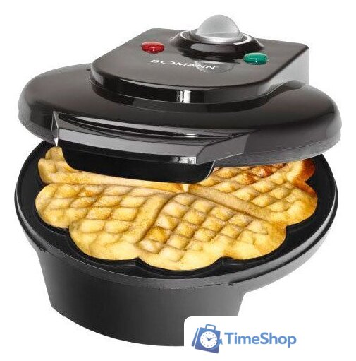 Вафельница Bomann WA 5018 CB (черный) - Изображение №1 — Интернет-магазин Time-Shop