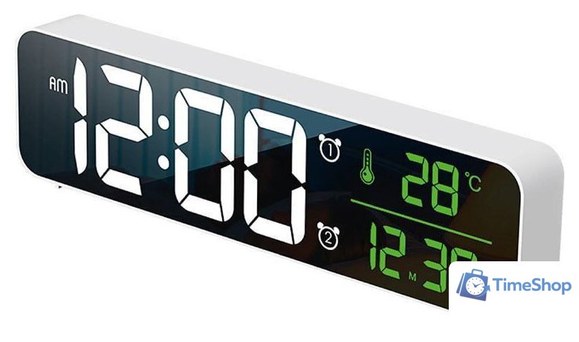 Будильник ArtStyle CL-W81WGR (белый) - Изображение №1 — Интернет-магазин Time-Shop