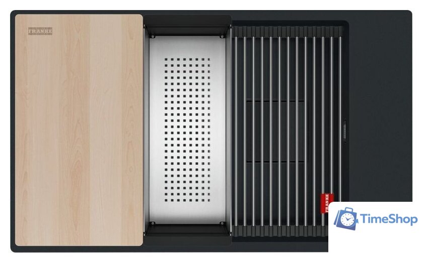 Кухонная мойка Franke Kanon KNG PRO 110-62 125.0749.672 (черный матовый) - Изображение №1 — Интернет-магазин Time-Shop
