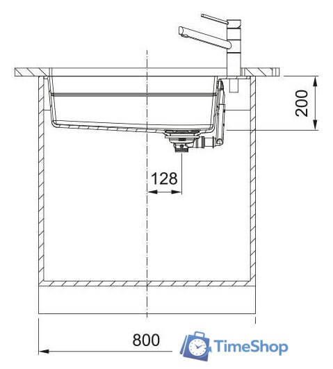 Кухонная мойка Franke Kanon KNG PRO 110-62 125.0749.672 (черный матовый) - Изображение №7 — Интернет-магазин Time-Shop