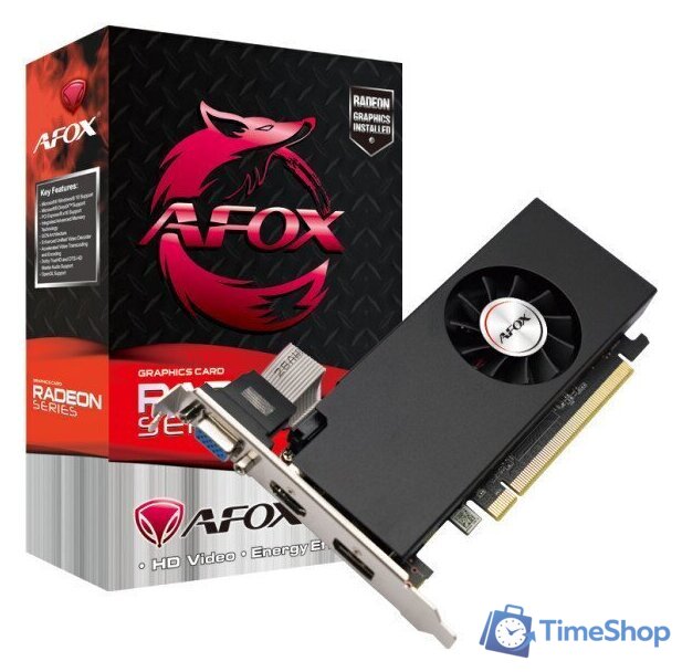 Видеокарта AFOX Radeon RX 550 4GB GDDR5 AFRX550-4096D5L2-V3 - Изображение №5 — Интернет-магазин Time-Shop