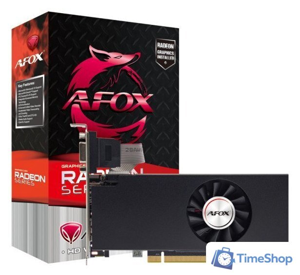 Видеокарта AFOX Radeon RX 550 4GB GDDR5 AFRX550-4096D5L2-V3 - Изображение №6 — Интернет-магазин Time-Shop