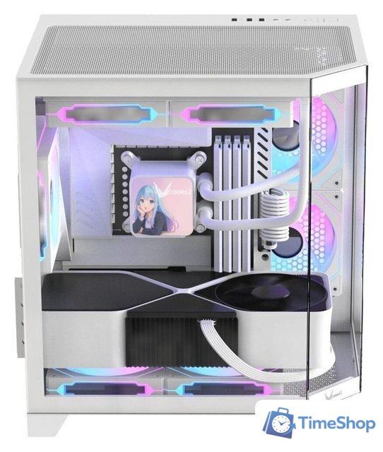 Корпус Formula Crystal Z6M Floe (белый) - Изображение №4 — Интернет-магазин Time-Shop