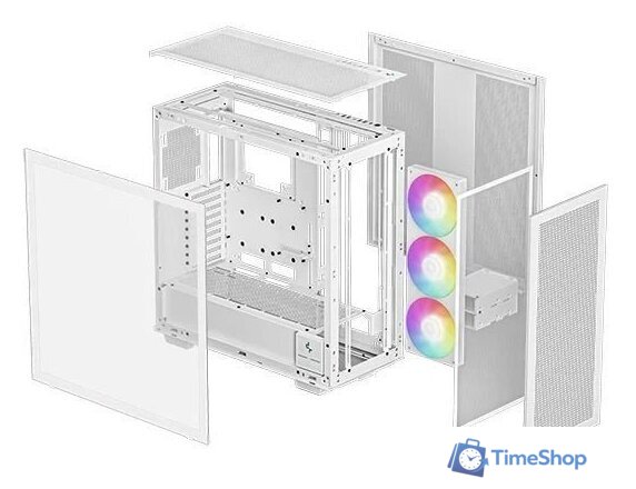 Корпус DeepCool MORPHEUS WH R-MORPHEUS-WHAPA1-G-1 - Изображение №4 — Интернет-магазин Time-Shop