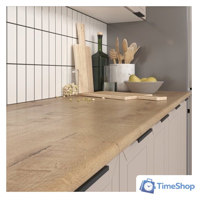 Готовая кухня Mio Tesoro Корнелия Ода-плюс 2.4 (капучино/дуб бунратти) - Изображение №3 — Интернет-магазин Time-Shop