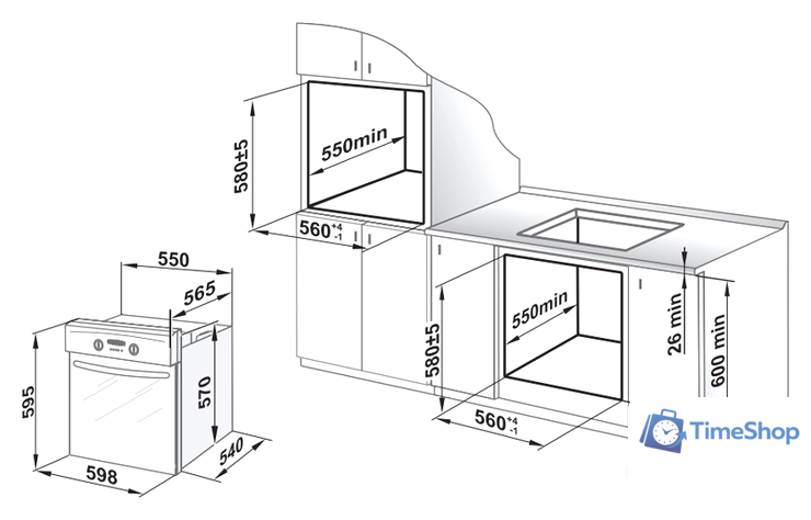 Электрический духовой шкаф GEFEST 602-02 - Изображение №2 — Интернет-магазин Time-Shop