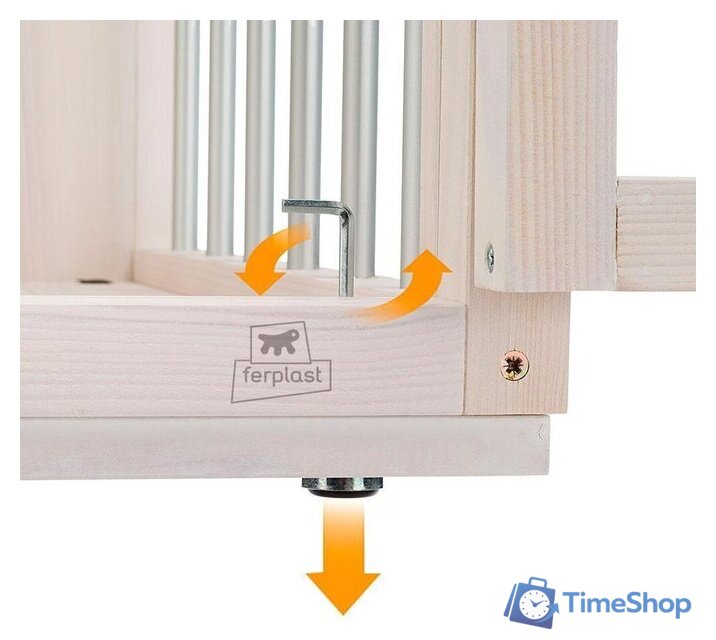 Клетка Ferplast Dog Fort 87040311 - Изображение №7 — Интернет-магазин Time-Shop