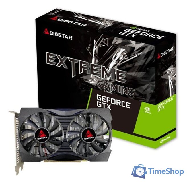 Видеокарта BIOSTAR Extreme Gaming GeForce GTX 1050 4GB GDDR5 VN1055XF41 - Изображение №1 — Интернет-магазин Time-Shop