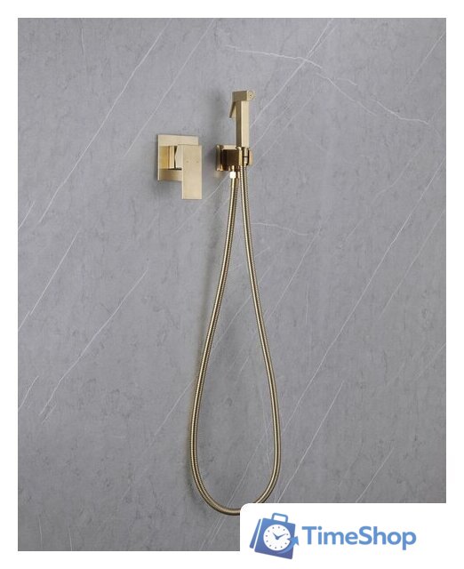Гигиенический душ Abber Daheim AF8225G (золото матовое) - Изображение №3 — Интернет-магазин Time-Shop