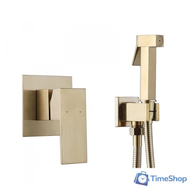 Гигиенический душ Abber Daheim AF8225G (золото матовое) - Изображение №2 — Интернет-магазин Time-Shop