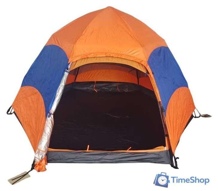 Кемпинговая палатка Sundays ZC-TT103-4 (синий/оранжевый) - Изображение №10 — Интернет-магазин Time-Shop
