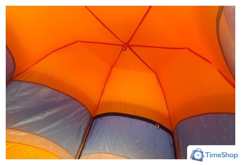 Кемпинговая палатка Sundays ZC-TT103-4 (синий/оранжевый) - Изображение №19 — Интернет-магазин Time-Shop
