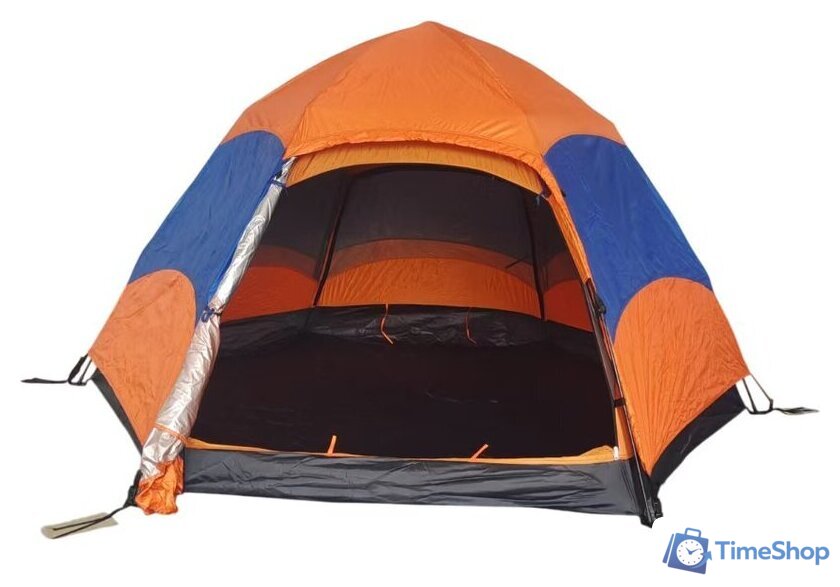 Кемпинговая палатка Sundays ZC-TT103-4 (синий/оранжевый) - Изображение №15 — Интернет-магазин Time-Shop