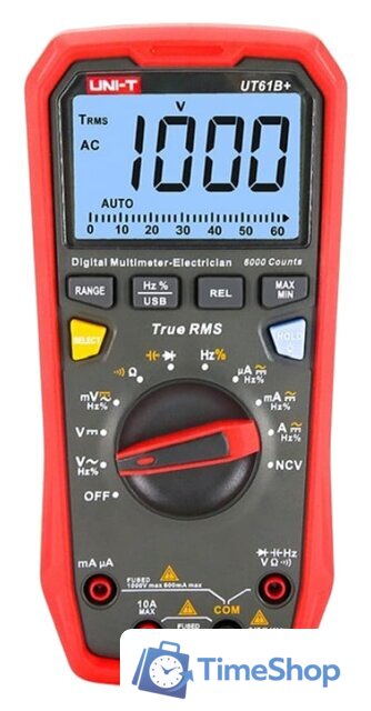 Мультиметр UNI-T UT61B+ - Изображение №1 — Интернет-магазин Time-Shop