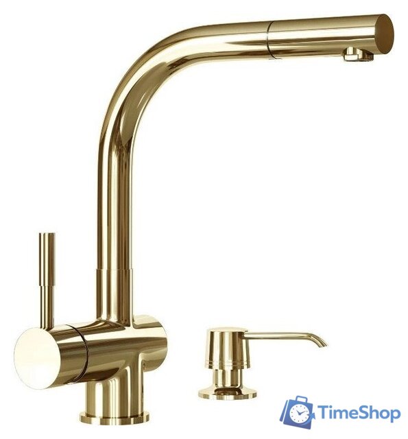 Дозатор для моющего средства Globalo Intio Light Gold - Изображение №4 — Интернет-магазин Time-Shop