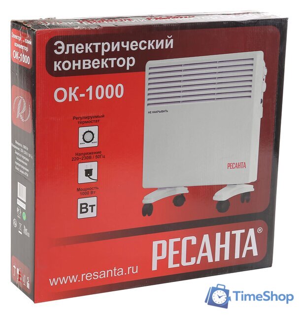 Конвектор Ресанта ОК-1000 - Изображение №6 — Интернет-магазин Time-Shop