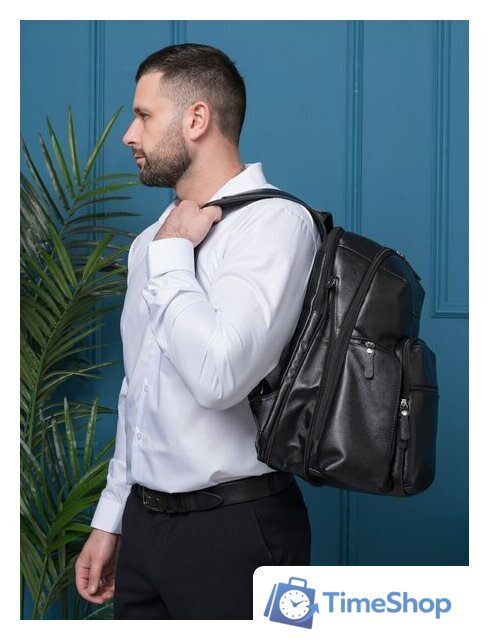 Городской рюкзак Carlo Gattini Classico Bertario 3102-01 (черный) - Изображение №15 — Интернет-магазин Time-Shop