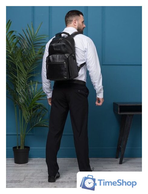 Городской рюкзак Carlo Gattini Classico Bertario 3102-01 (черный) - Изображение №12 — Интернет-магазин Time-Shop