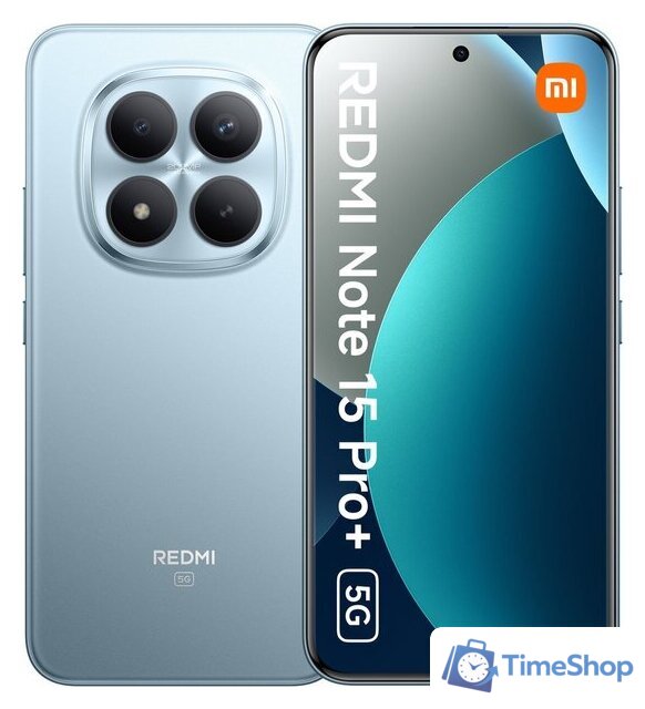 Телефон Xiaomi Redmi Note 15 Pro+ 5G 8GB/256GB международная версия (синий) - Изображение №1 — Интернет-магазин Time-Shop