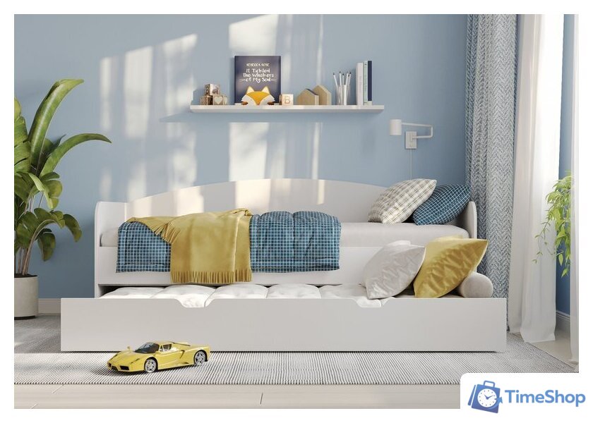 Кровать с выдвижным спальным местом Сонум Martin 90x200 (ясмунд) - Изображение №3 — Интернет-магазин Time-Shop