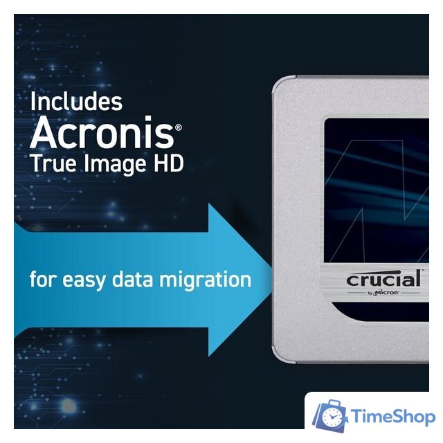 SSD Crucial MX500 4TB CT4000MX500SSD1 - Изображение №5 — Интернет-магазин Time-Shop