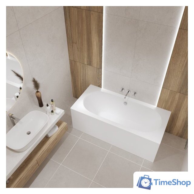 Ванна Lauter Ava 170 21208070 (с ножками, серым подголовником и белым лиц. экраном) - Изображение №20 — Интернет-магазин Time-Shop