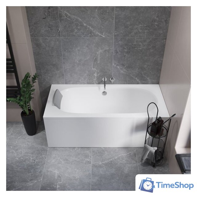 Ванна Lauter Ava 170 21208070 (с ножками, серым подголовником и белым лиц. экраном) - Изображение №13 — Интернет-магазин Time-Shop