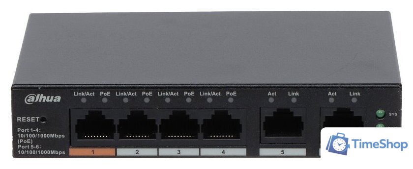 Управляемый коммутатор 2-го уровня Dahua DH-CS4006-4GT-60 - Изображение №1 — Интернет-магазин Time-Shop