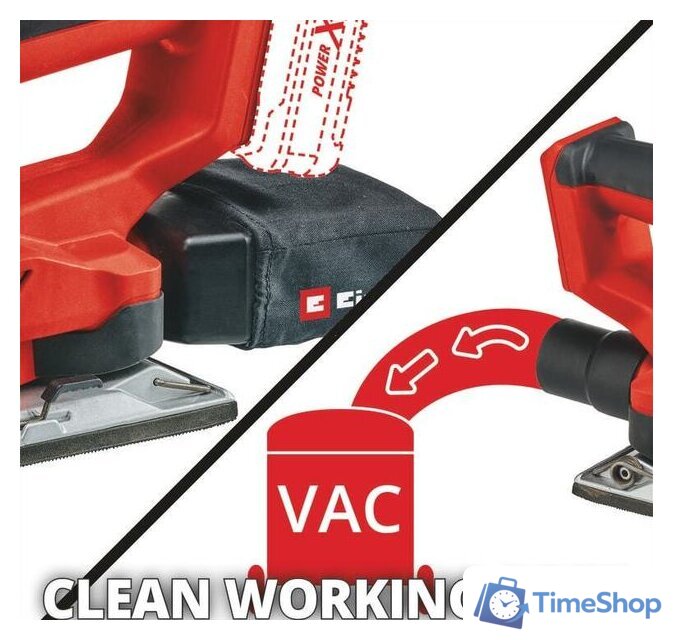 Виброшлифмашина Einhell TE-OS 18/230 Li Solo (без АКБ) - Изображение №4 — Интернет-магазин Time-Shop