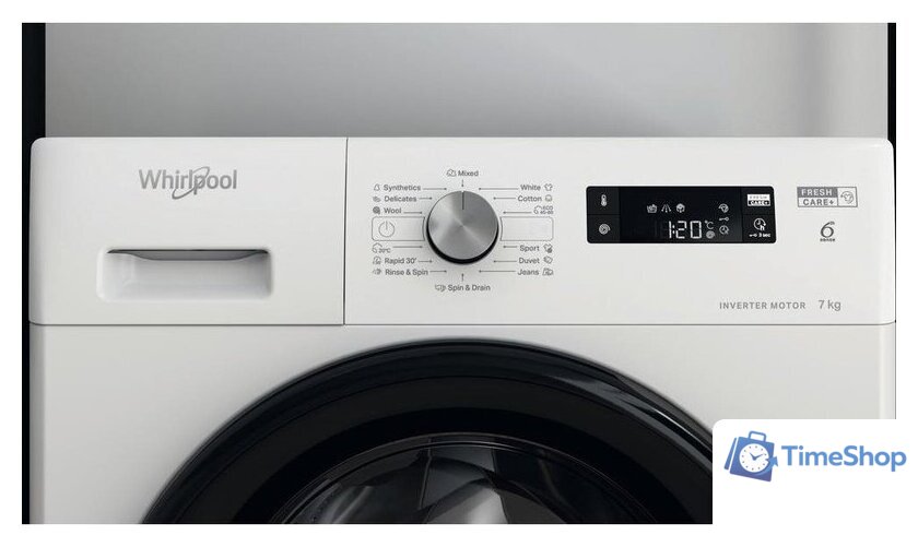 Стиральная машина Whirlpool FFS 7259 B EE - Изображение №9 — Интернет-магазин Time-Shop