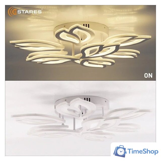 Подвесная люстра Estares Medea 120W 9F-RC-645x135-WHITE/WHITE-220-IP20 - Изображение №7 — Интернет-магазин Time-Shop