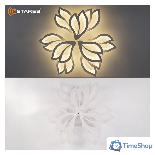 Подвесная люстра Estares Medea 120W 9F-RC-645x135-WHITE/WHITE-220-IP20 - Изображение №6 — Интернет-магазин Time-Shop